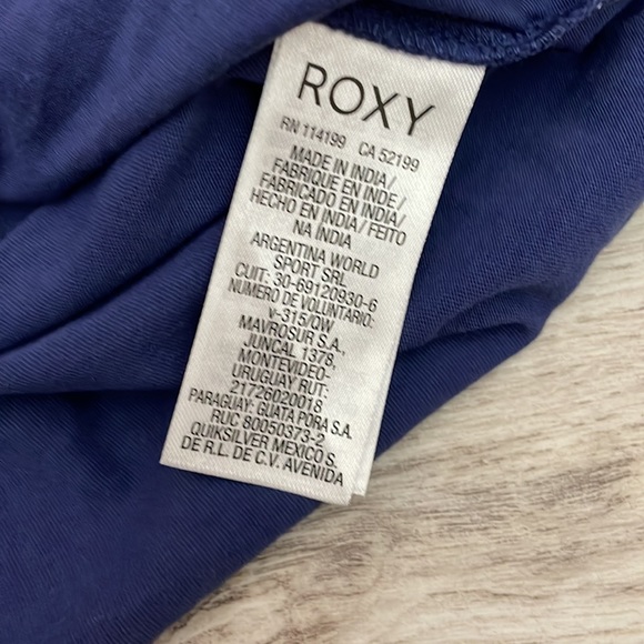 EUC Roxy Purple Short Sleeve Women’s Graphic Tee - Surf Please! 🌴 Size Small - Picture 12 of 14